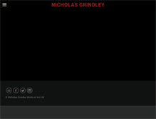 Tablet Screenshot of nicholasgrindley.com